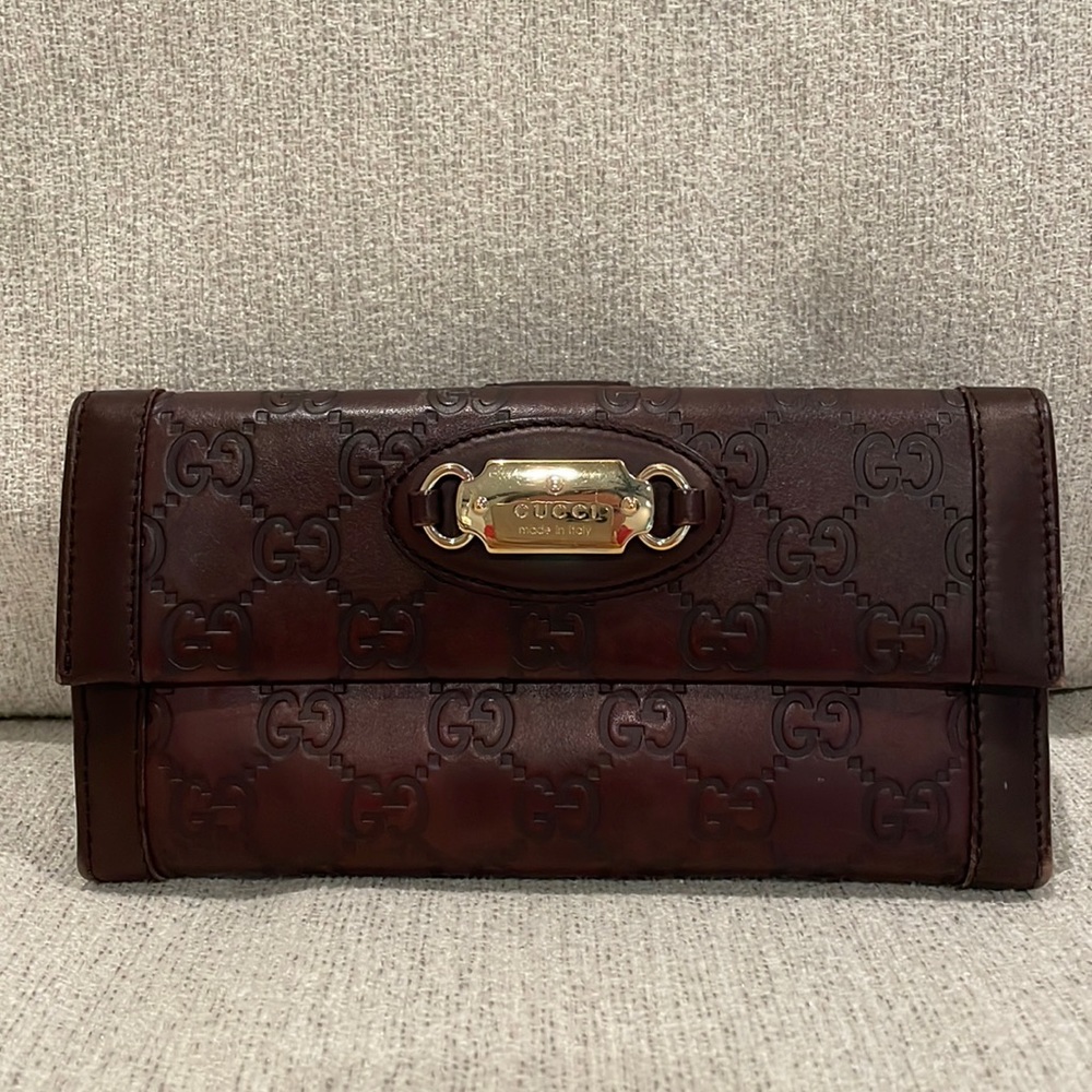 Gucci Guccissima Long Wallet